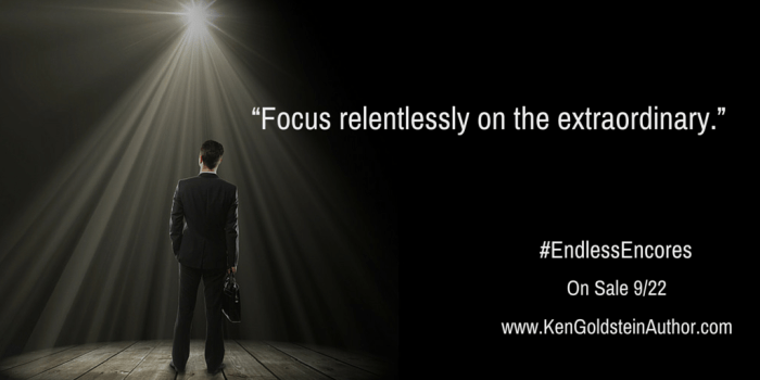 “Focus relentlessly on the extraordinary.” Pub Day